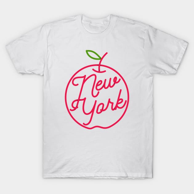 I love New York, The Big Apple Vintage design T-Shirt by YourGoods